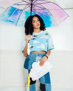 CLOUDY WITH A CHANCE OF SHARK CROSSOVER CLUTCH><noscript><img width=