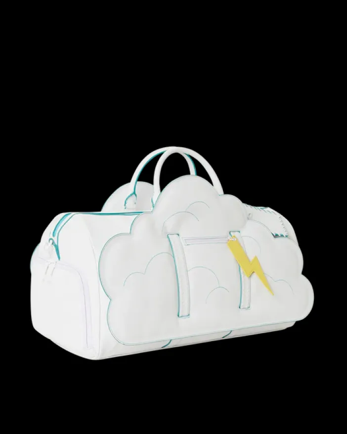 CLOUDY WITH A CHANCE OF SHARK DUFFLE>SPRAYGROUND Online