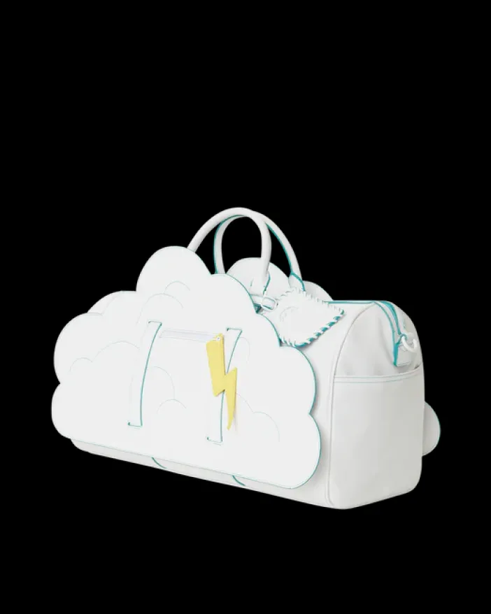 CLOUDY WITH A CHANCE OF SHARK DUFFLE>SPRAYGROUND Online