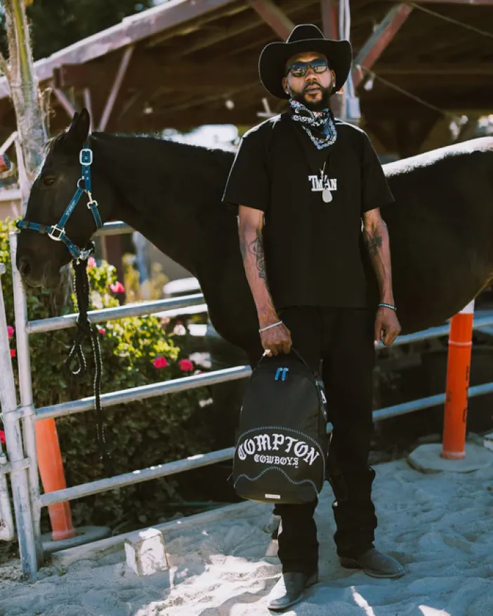 COMPTON COWBOYS WELCOME TO MY CITY BACKPACK>SPRAYGROUND Best