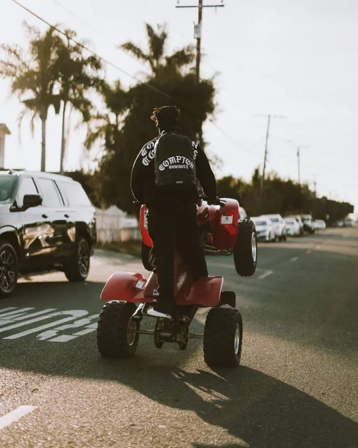 COMPTON COWBOYS WELCOME TO MY CITY BACKPACK>SPRAYGROUND Best