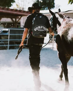COMPTON COWBOYS WELCOME TO MY CITY BACKPACK><noscript><img width=