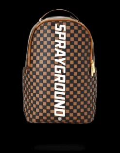 3D MOLDED RUBBER CHECKERED LOGO>SPRAYGROUND Discount
