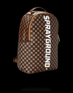 3D MOLDED RUBBER CHECKERED LOGO>SPRAYGROUND Discount