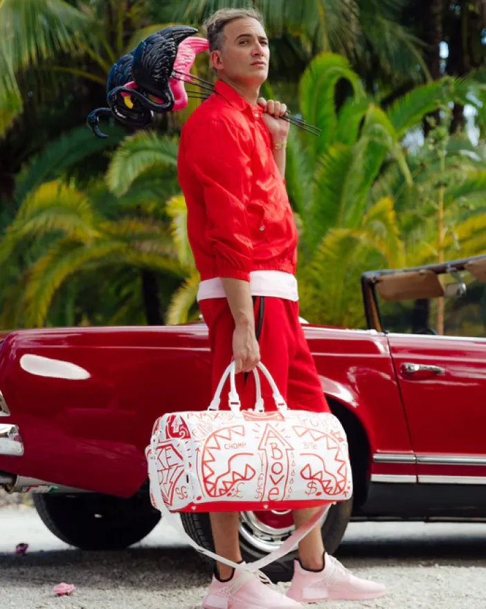 DANGER DANGER DUFFLE>SPRAYGROUND New