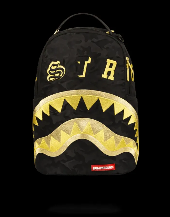 DESTROY SHARK (GOLD CAMO)>SPRAYGROUND