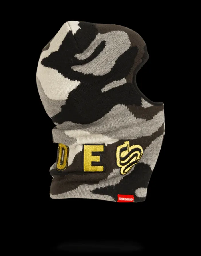 DESTROY SKI MASK (GOLD CAMO)>SPRAYGROUND