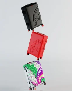 DREAMY TECHNICOLOR SHARKNAUTICS HARDSHELL CARRY-ON LUGGAGE><noscript><img width=