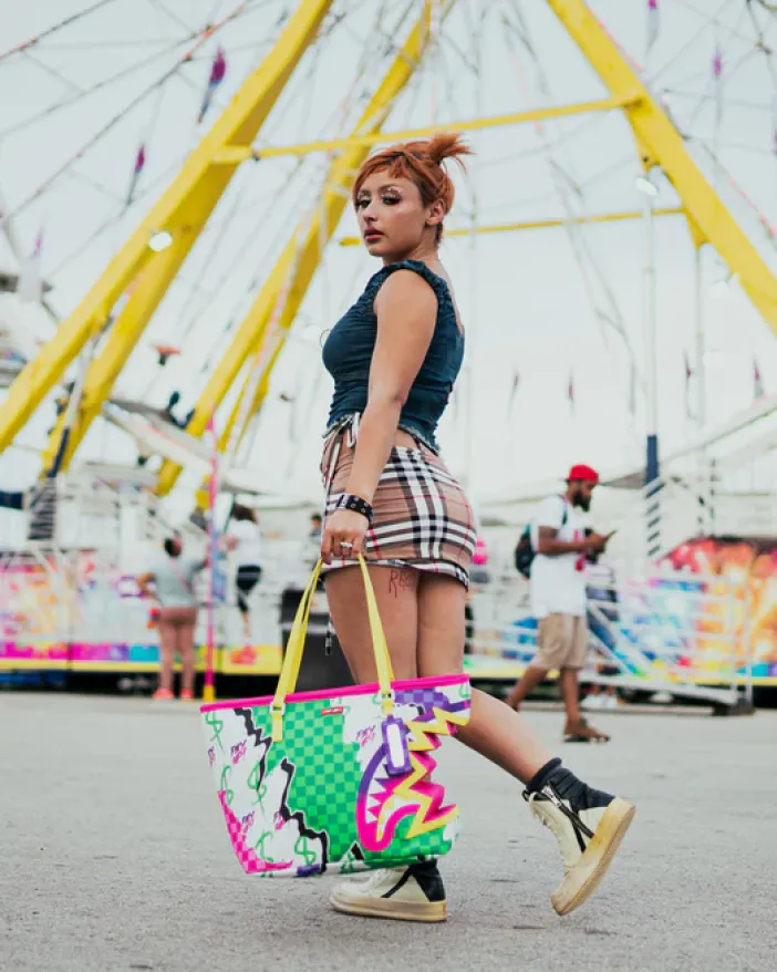 DREAMY TECHNICOLOR TOTE>SPRAYGROUND Hot
