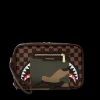 EXTERIOR GOLD ZIP POCKET SHARKS IN PARIS TOILETRY BRICKSIDE BAG>SPRAYGROUND Best