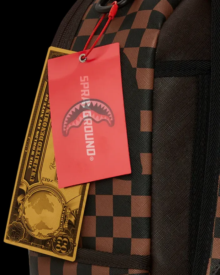 EXTERIOR GOLD ZIP POCKET SHARKS IN PARIS BACKPACK (DLXV)>SPRAYGROUND Outlet