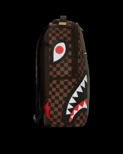 EXTERIOR GOLD ZIP POCKET SHARKS IN PARIS BACKPACK (DLXV)><noscript><img width=