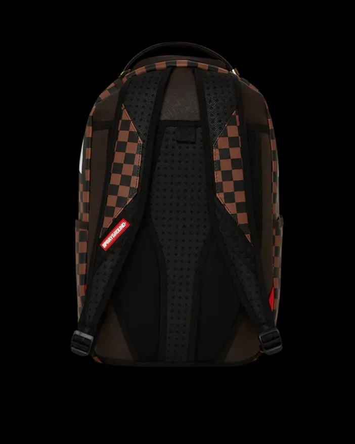 EXTERIOR GOLD ZIP POCKET SHARKS IN PARIS BACKPACK (DLXV)>SPRAYGROUND Outlet