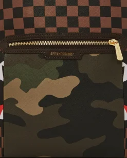 EXTERIOR GOLD ZIP POCKET SHARKS IN PARIS SAVAGE BACKPACK><noscript><img width=