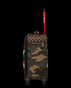 EXTERIOR GOLD ZIP POCKET SHARKS IN PARIS JETSETTER CARRY-ON LUGGAGE><noscript><img width=