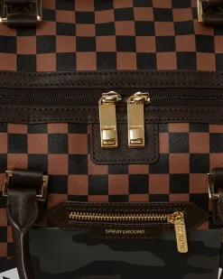EXTERIOR GOLD ZIP POCKET SHARKS IN PARIS DUFFLE><noscript><img width=
