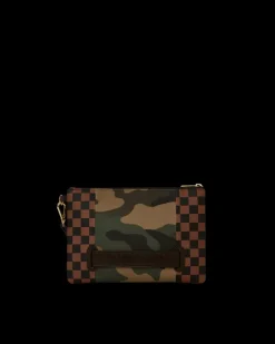 EXTERIOR GOLD ZIP POCKET SHARKS IN PARIS CROSSOVER CLUTCH><noscript><img width=