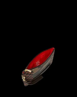 EXTERIOR GOLD ZIP POCKET SHARKS IN PARIS CROSSOVER CLUTCH><noscript><img width=