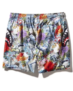FLORAL MONEY SHOTO SWIM TRUNKS><noscript><img width=