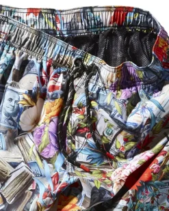 FLORAL MONEY SHOTO SWIM TRUNKS><noscript><img width=