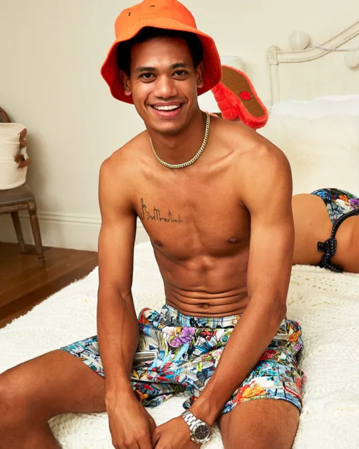 FLORAL MONEY SHOTO SWIM TRUNKS>SPRAYGROUND