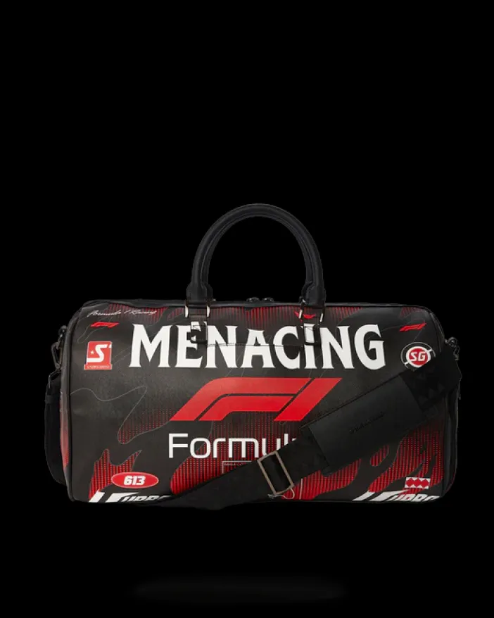 FORMULA 1 MENACING DUFFLE>SPRAYGROUND