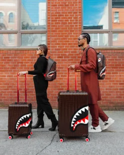 FRENZY SHARKS SHARKNAUTICS HARDSHELL CARRY-ON LUGGAGE><noscript><img width=