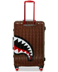 FRENZY SHARKS SHARKNAUTICS HARDSHELL FULL-SIZE LUGGAGE><noscript><img width=