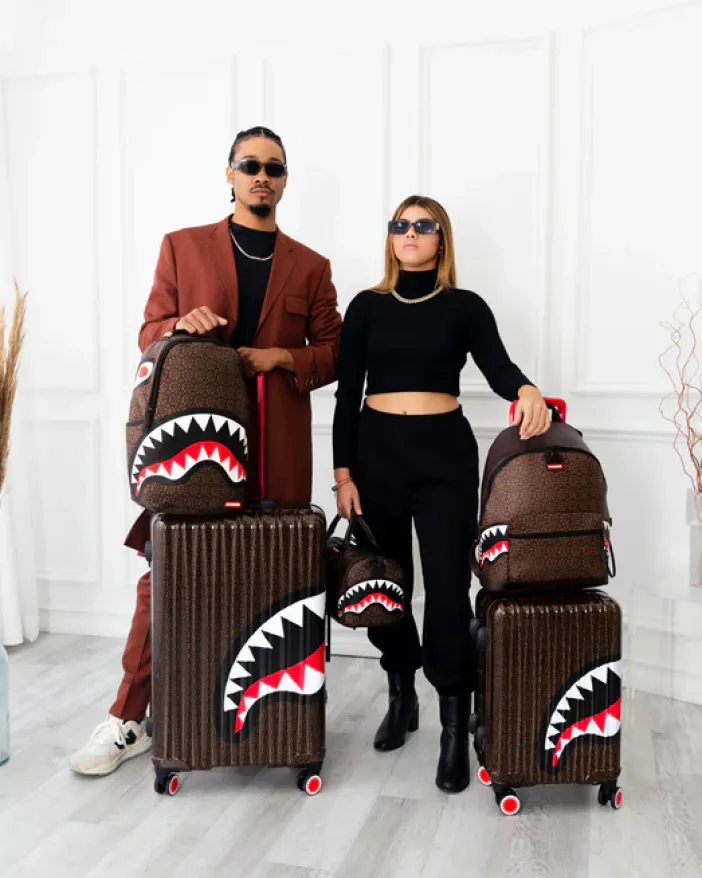 FRENZY SHARKS SHARKNAUTICS HARDSHELL FULL-SIZE LUGGAGE>SPRAYGROUND Online