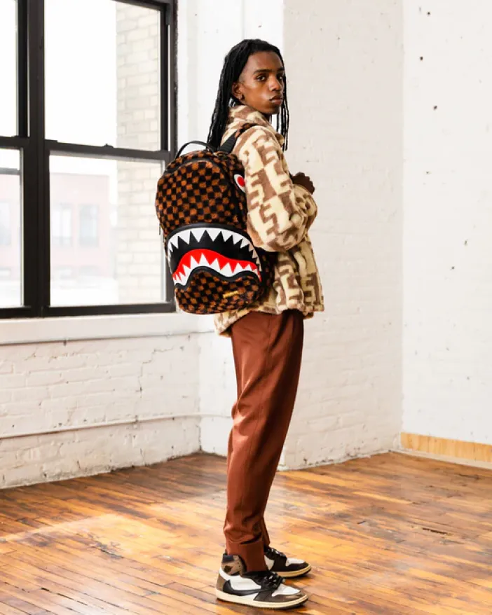 FURRR SHARKS IN PARIS BACKPACK (DLXV)>SPRAYGROUND