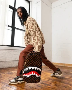 FURRR SHARKS IN PARIS BACKPACK (DLXV)><noscript><img width=