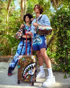 GARDEN OF SHARKS MINI DUFFLE><noscript><img width=