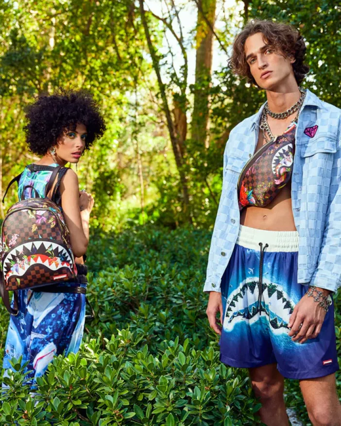 GARDEN OF SHARKS SAVAGE BACKPACK>SPRAYGROUND Hot