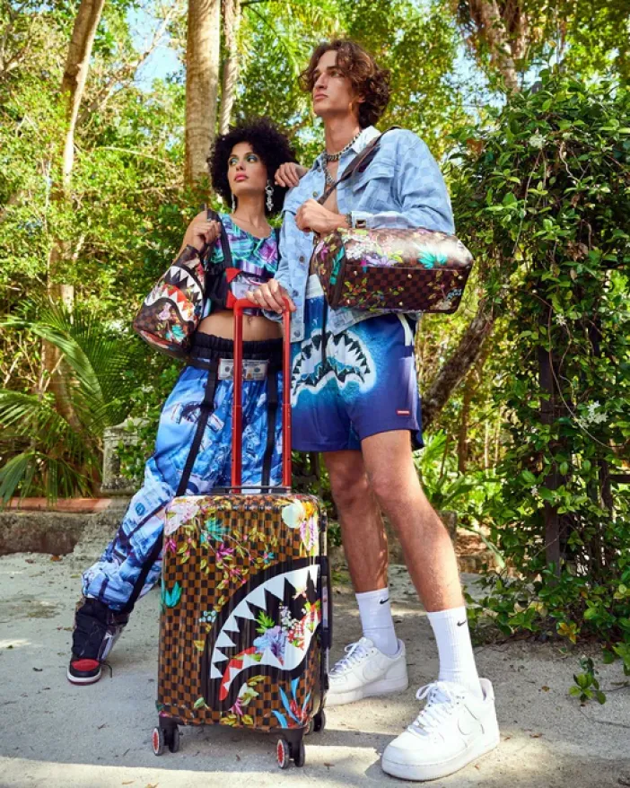 GARDEN OF SHARKS TOTE>SPRAYGROUND Sale