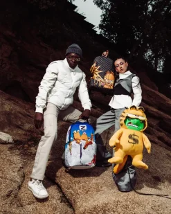 GARFIELD MONEYBEAR SUIT TEDDYBEAR BACKPACK><noscript><img width=