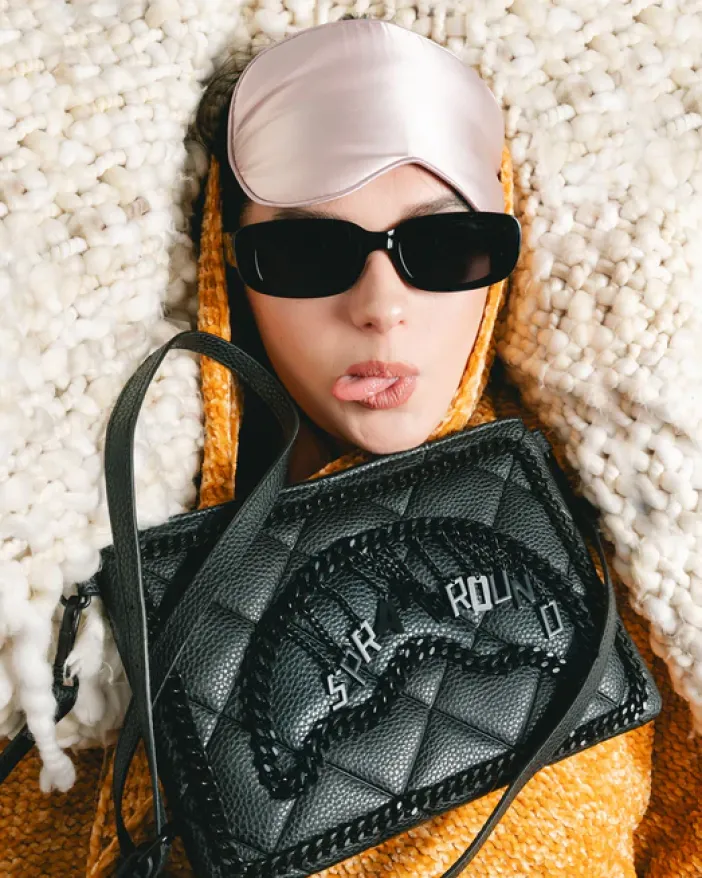 GHOST SHADOW CROSSOVER CLUTCH>SPRAYGROUND