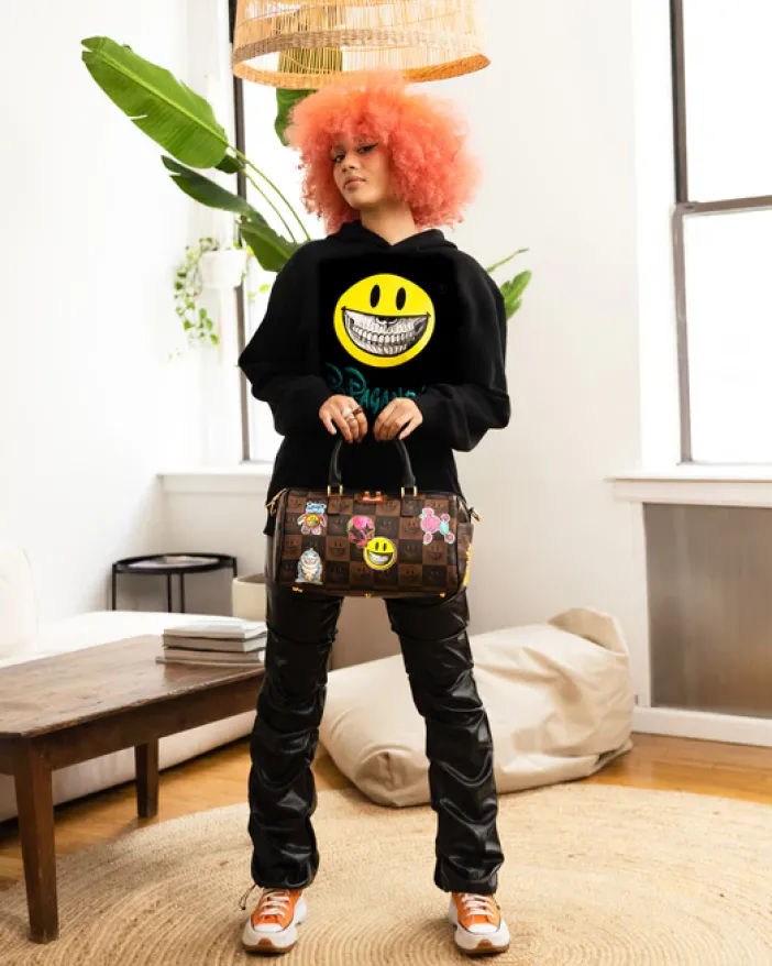 GLOBAL MOGUL POPAGANDA RON ENGLISH EDITION MINI DUFFLE>SPRAYGROUND Online