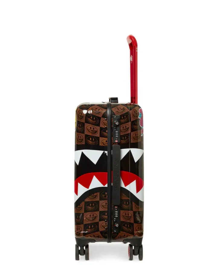 GLOBAL MOGUL POPAGANDA RON ENGLISH EDITION HARDSHELL CARRY-ON LUGGAGE>SPRAYGROUND New