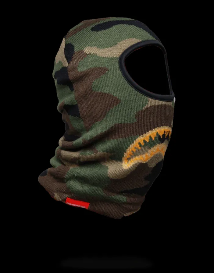 GOLD KNIT SHARK MOUTH SKI MASK>SPRAYGROUND Discount