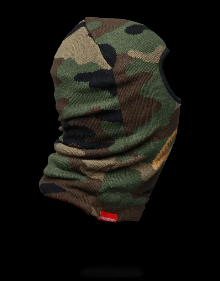 GOLD KNIT SHARK MOUTH SKI MASK>SPRAYGROUND Discount