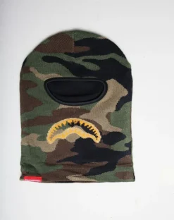 GOLD KNIT SHARK MOUTH SKI MASK><noscript><img width=