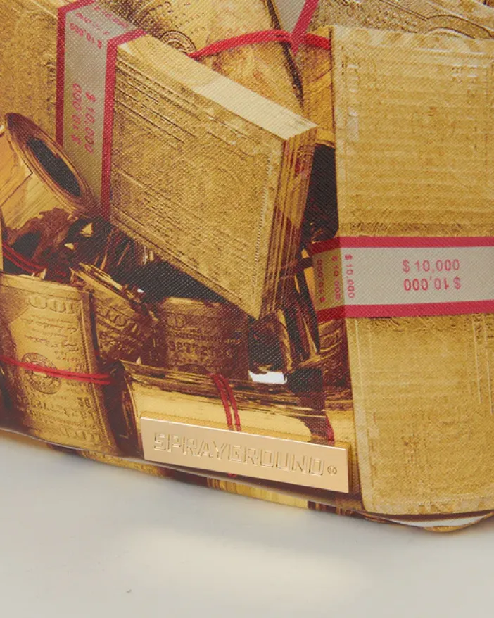 GOLD MONEY BRICKS DLXV BACKPACK>SPRAYGROUND Hot
