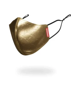 GOLD MONEYGRAM VEGAN LEATHER FACE MASK><noscript><img width=