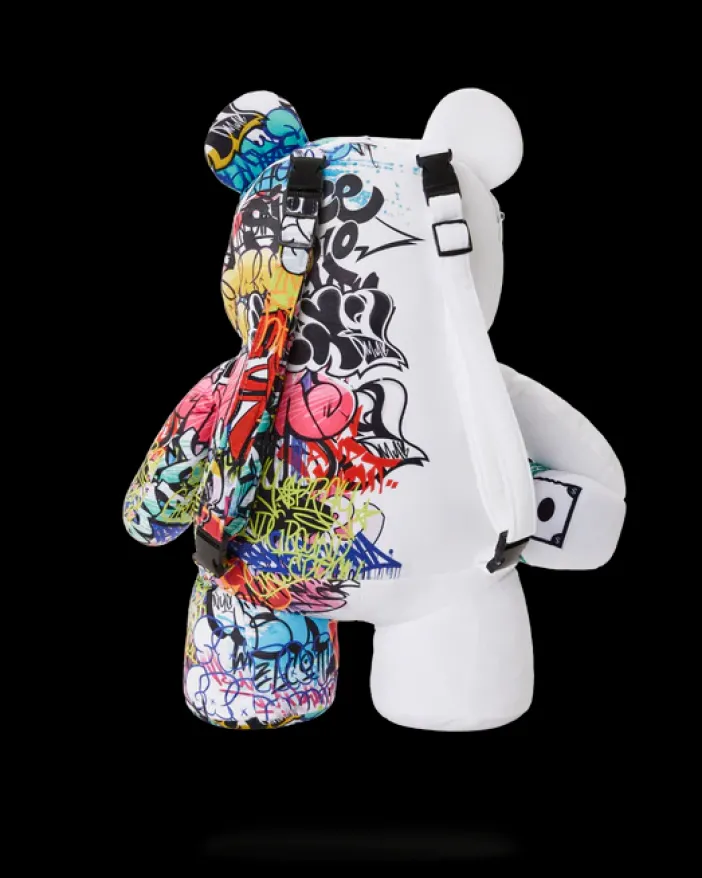 HALF GRAFF MONEYBEAR TEDDYBEAR BACKPACK>SPRAYGROUND