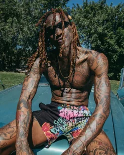 HALF GRAFF SHOTO SWIM TRUNKS>SPRAYGROUND Clearance