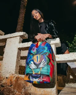 HEAR MY ROAR A.i.6 SANDFLOWER COLLAB BACKPACK (DLXV)><noscript><img width=