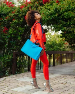 HEAVY METAL SHARK BLUE TORTUGA TOTE><noscript><img width=