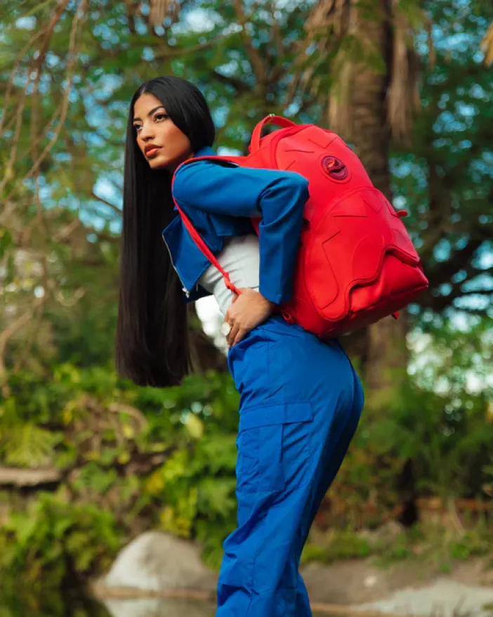 HEAVY METAL SHARK RED BACKPACK (DLXV)>SPRAYGROUND Best