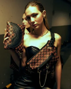 HENNY LOCK SHARKS IN PARIS CROSSOVER CLUTCH><noscript><img width=