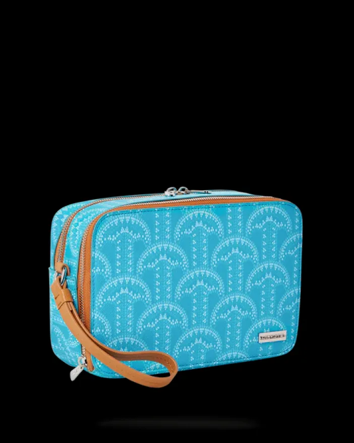 ILLUCHAINS TURQ TOILETRY BAG>SPRAYGROUND Online